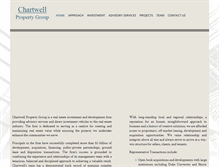 Tablet Screenshot of chartwellpropertygrouprtp.com
